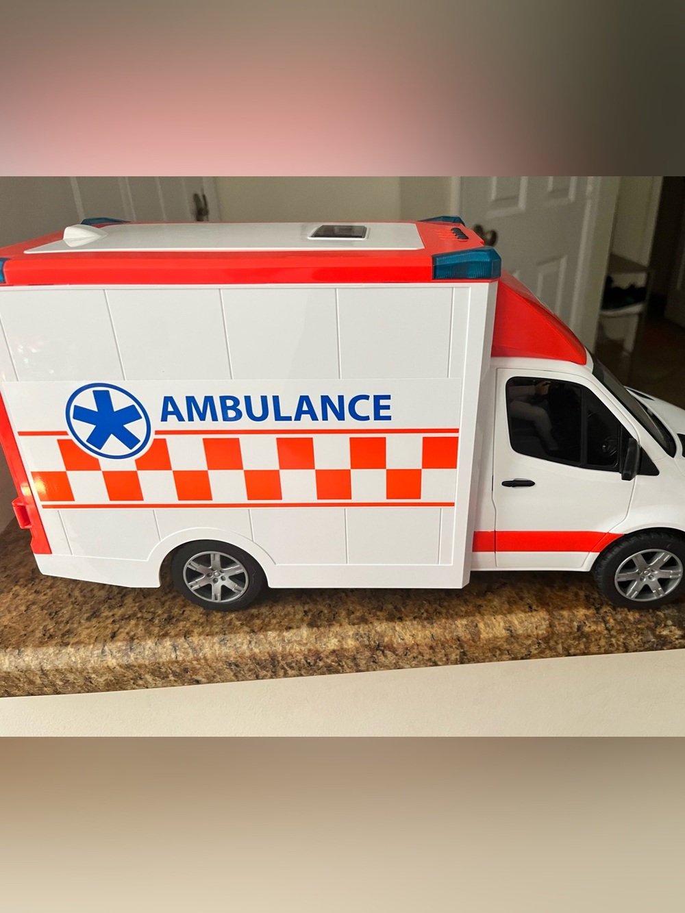 Excellent Condition Bruder Ambulance Rescue Truck
